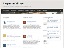 Tablet Screenshot of carpentervillage.org
